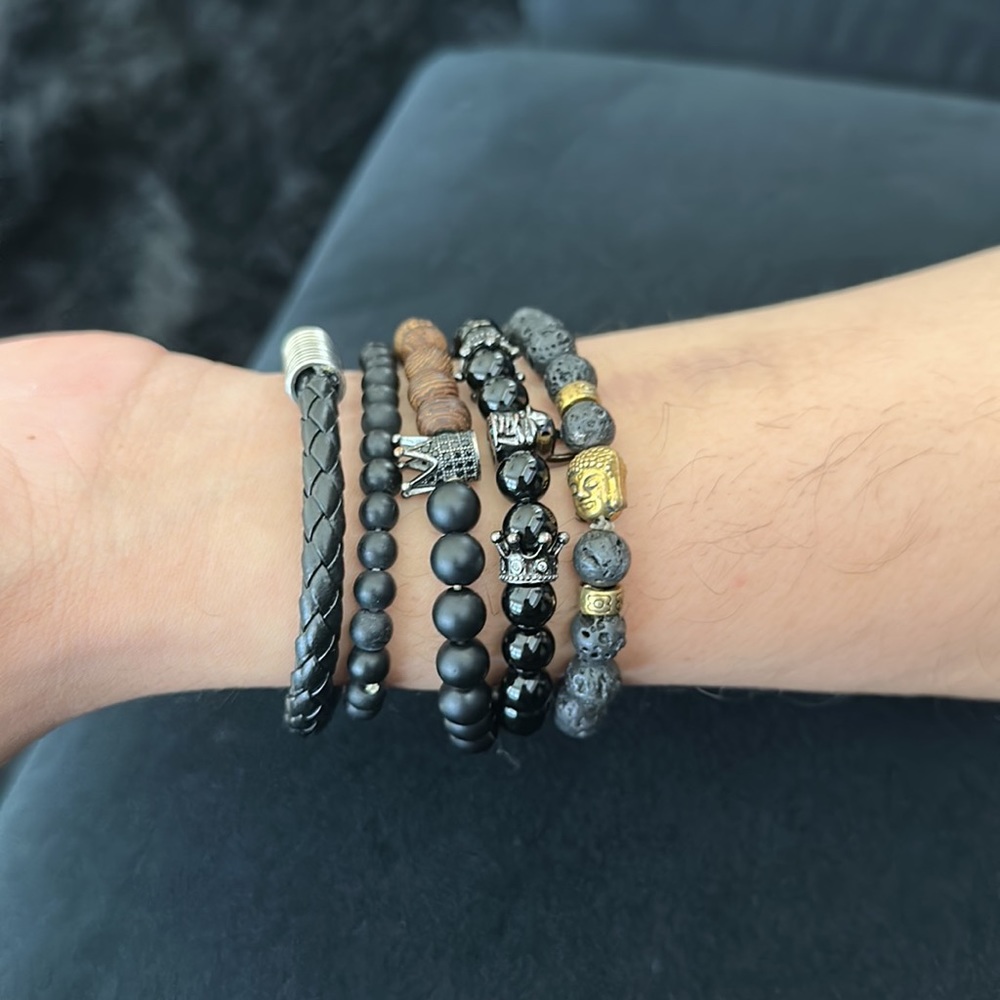 Men’s bracelets 7 pair